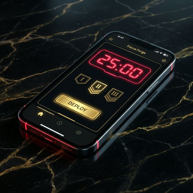 Focus Forge App Interface